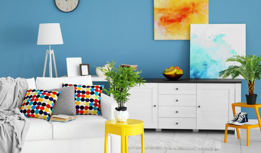 Colorful Paint on Furniture