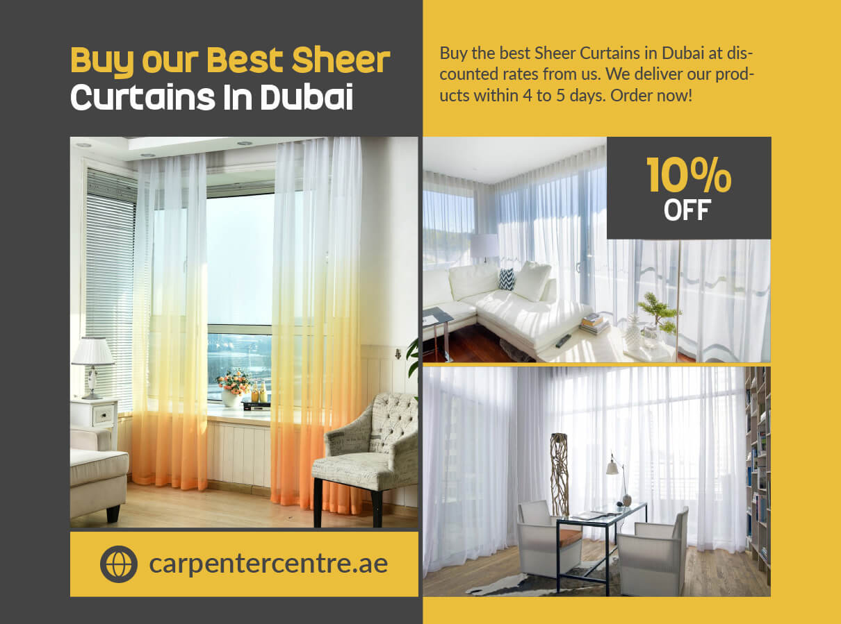 Sheer Curtains In Dubai