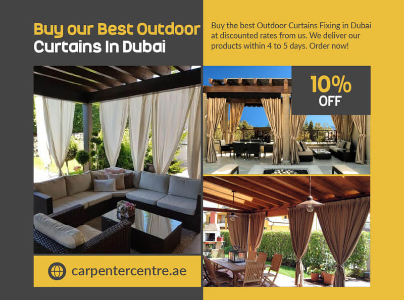 Outdoor Curtains Dubai