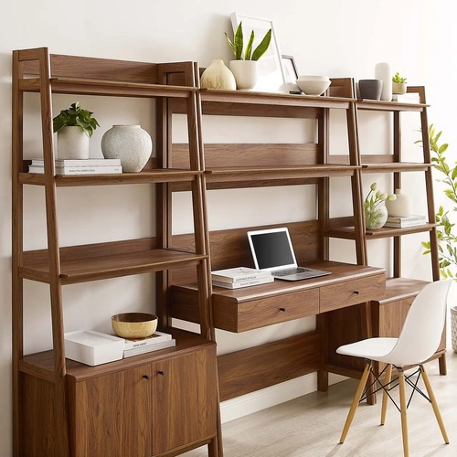 3-Piece Wood Office Desk