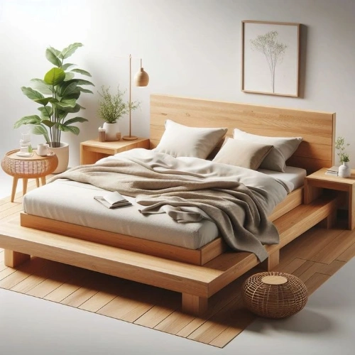 Wooden Bed